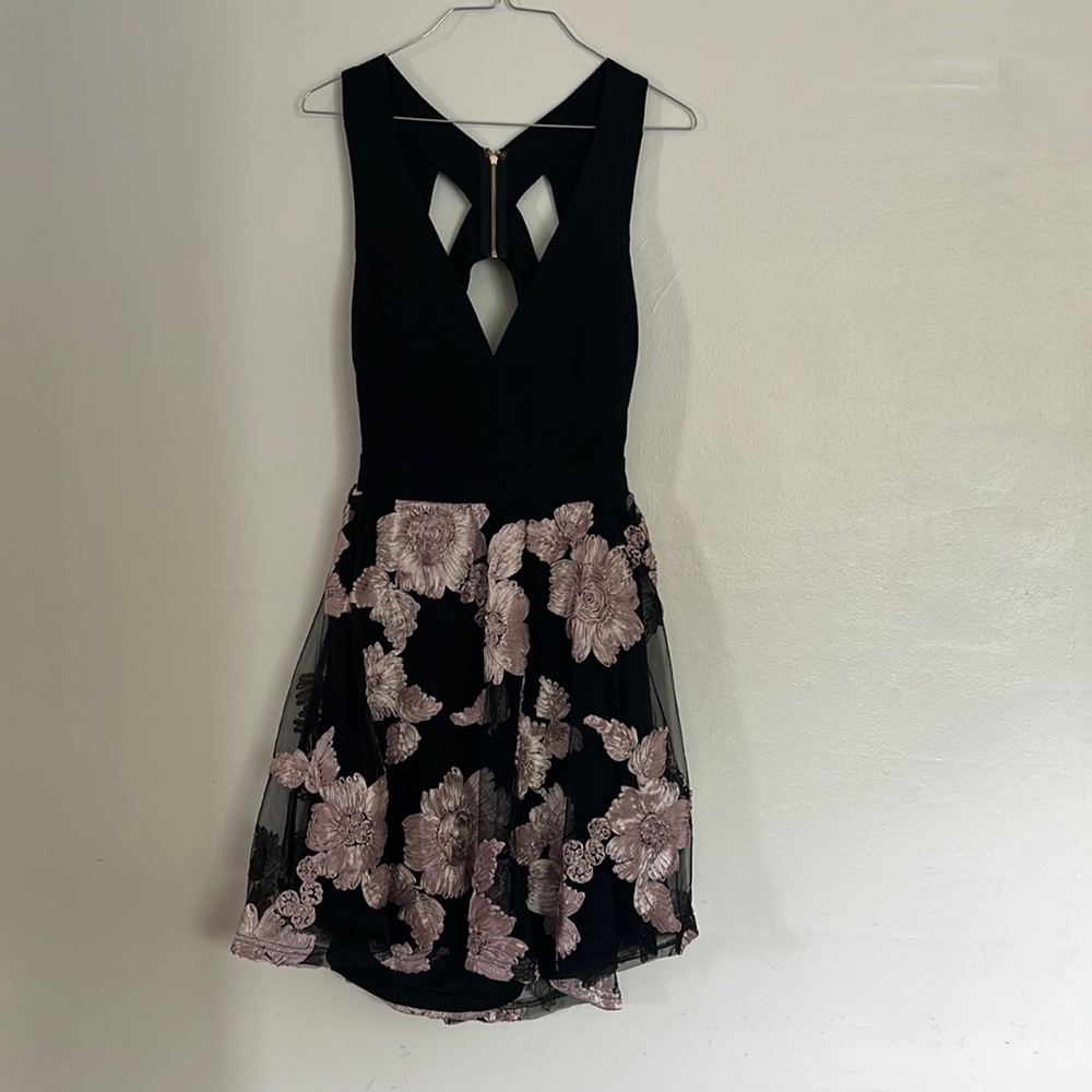 Short black dress for homecoming or prom